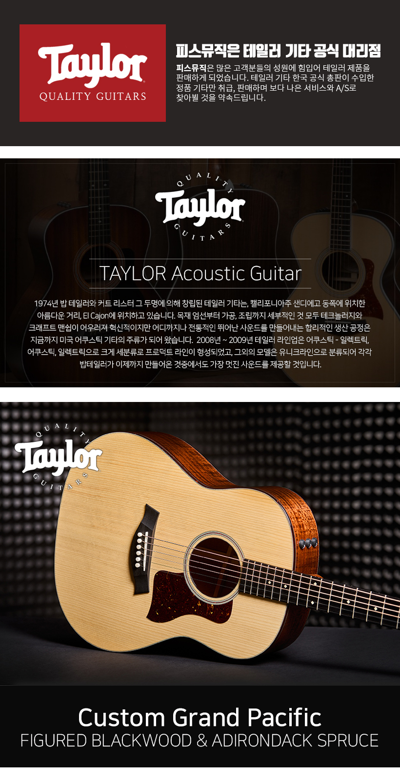 TAYLOR Taylor-Custom-GP 어쿠스틱기타