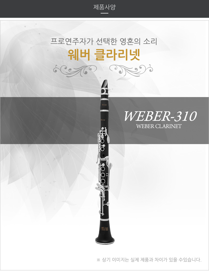 WEBER310 제품 사양