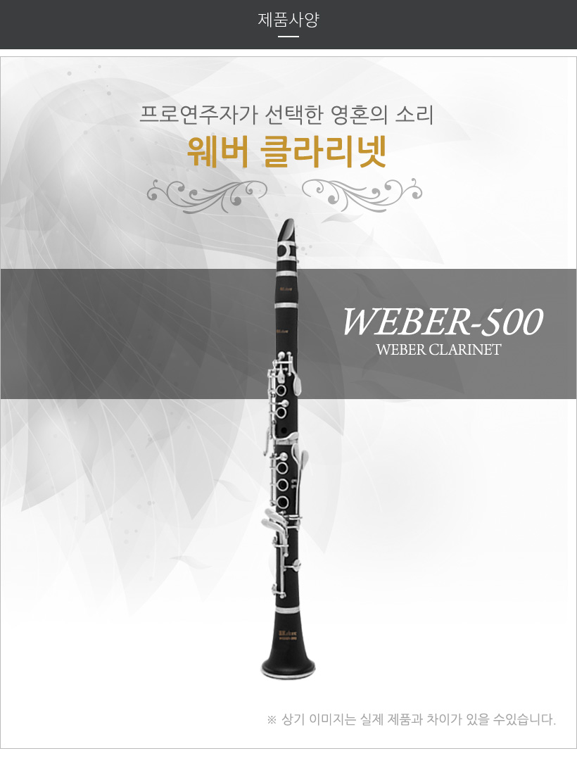 WEBER500 제품 사양