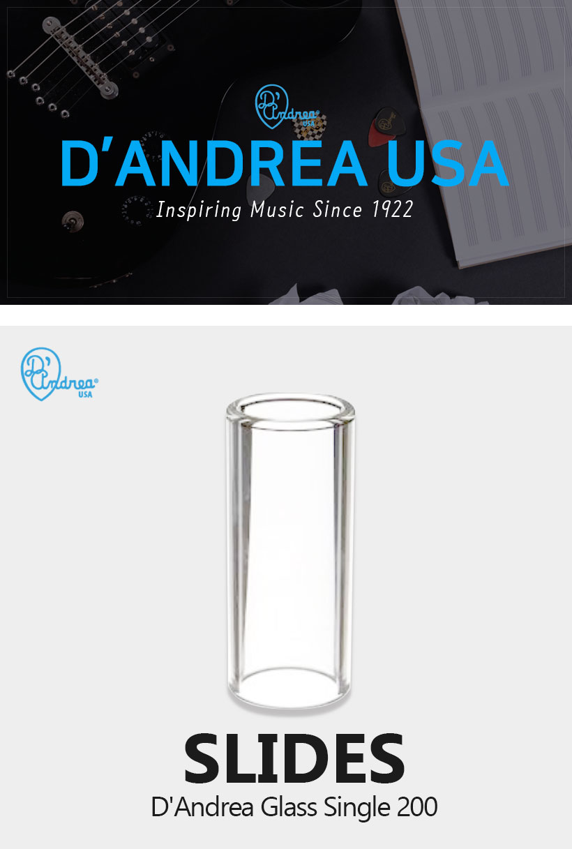 D'Andrea SLIDES Glass Single 200 디 안드레아 글라스 싱글 슬라이드바