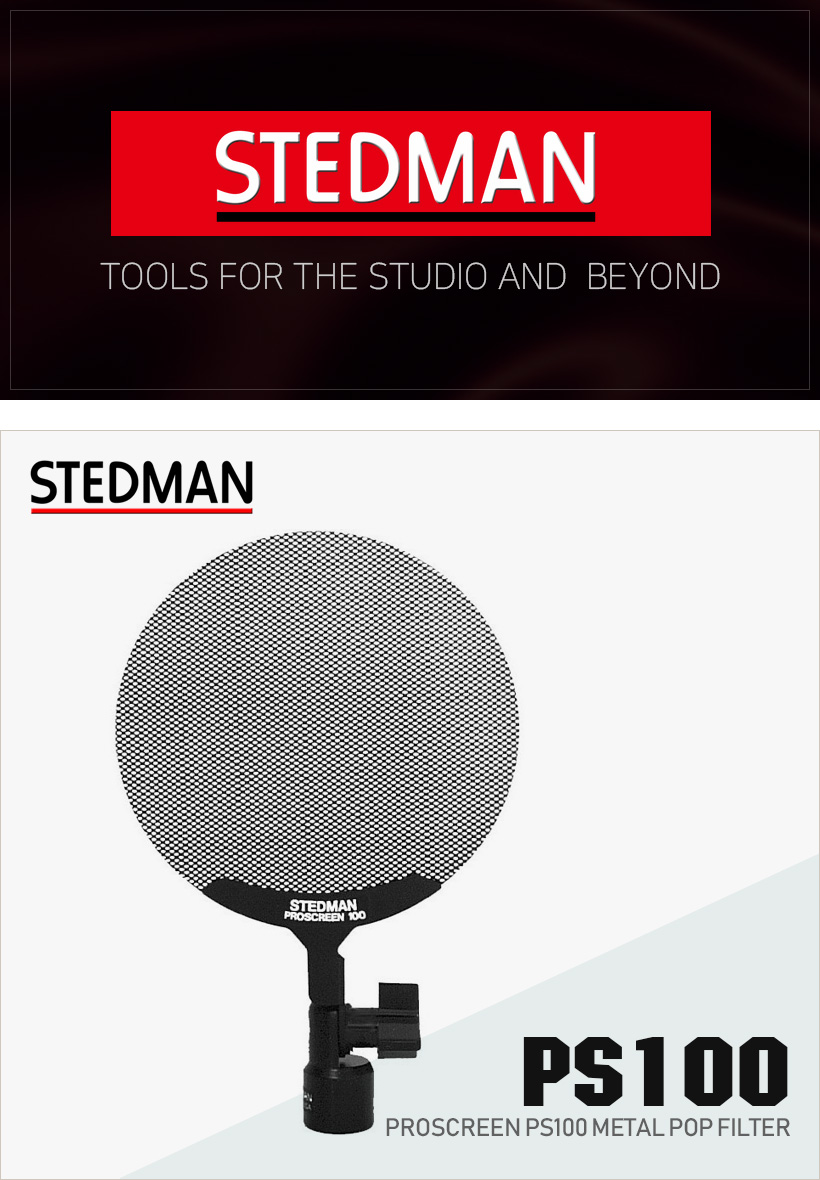 STEDMAN PS100 4.6인치 팝스크린(팝필터)