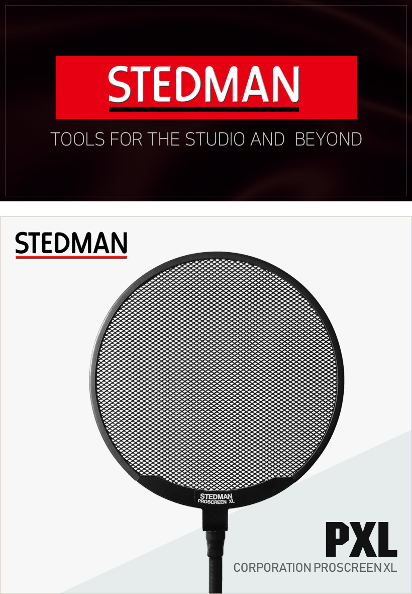 STEDMAN PXL 6인치 메탈 구스넥 팝스크린(팝필터)
