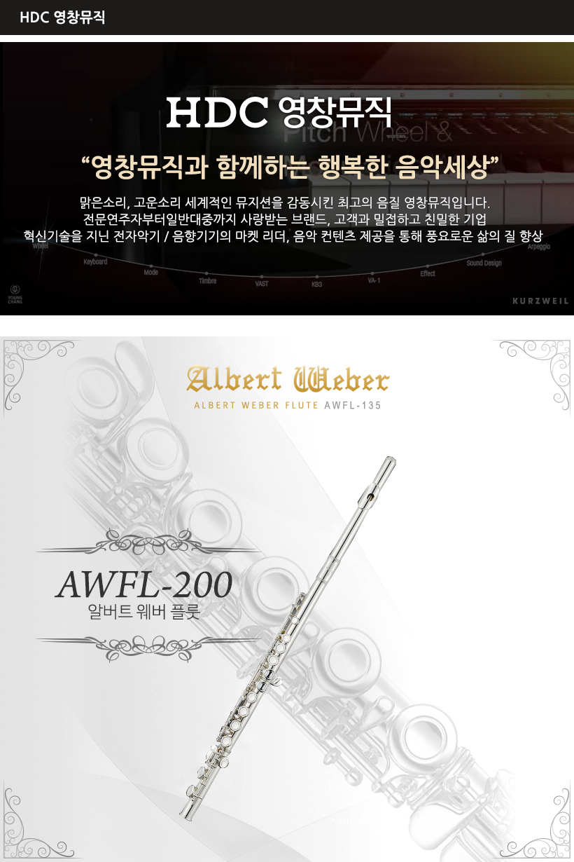 YOUNGCHANG 플룻 AWFL-200